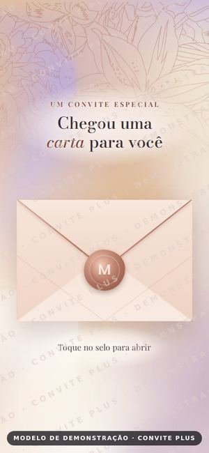 Convite digital interativo Classic para 15 Anos